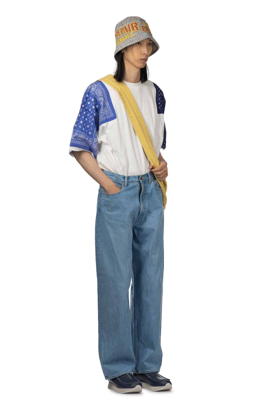 Kapital - 13.5oz Zimbabwe Denim CLUB Baggy Pants