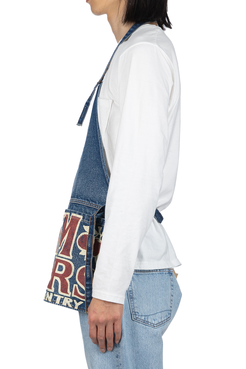 Kapital - 13oz Denim Damaged AD Apron (DENIM REPAIRS) - 2 Colors