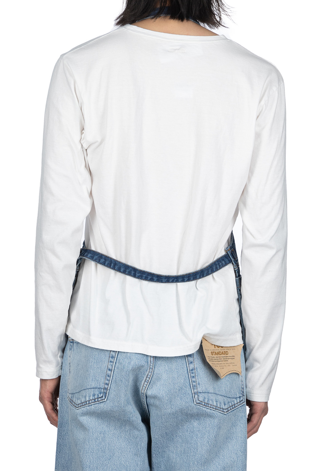 Kapital - 13oz Denim Damaged AD Apron (DENIM REPAIRS) - 2 Colors