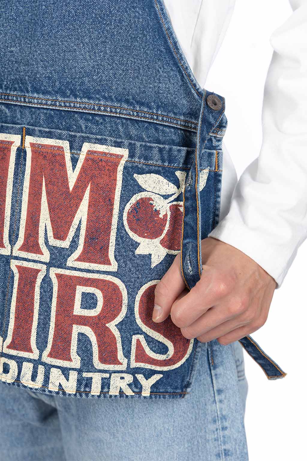 Kapital - 13oz Denim Damaged AD Apron (DENIM REPAIRS) - 2 Colors