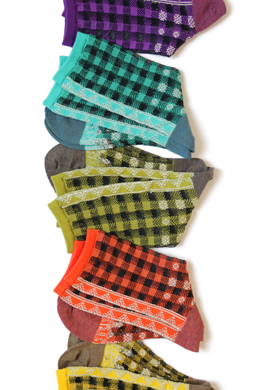 Kapital 200 Magnolia Pattern See-Through Socks women main image 0