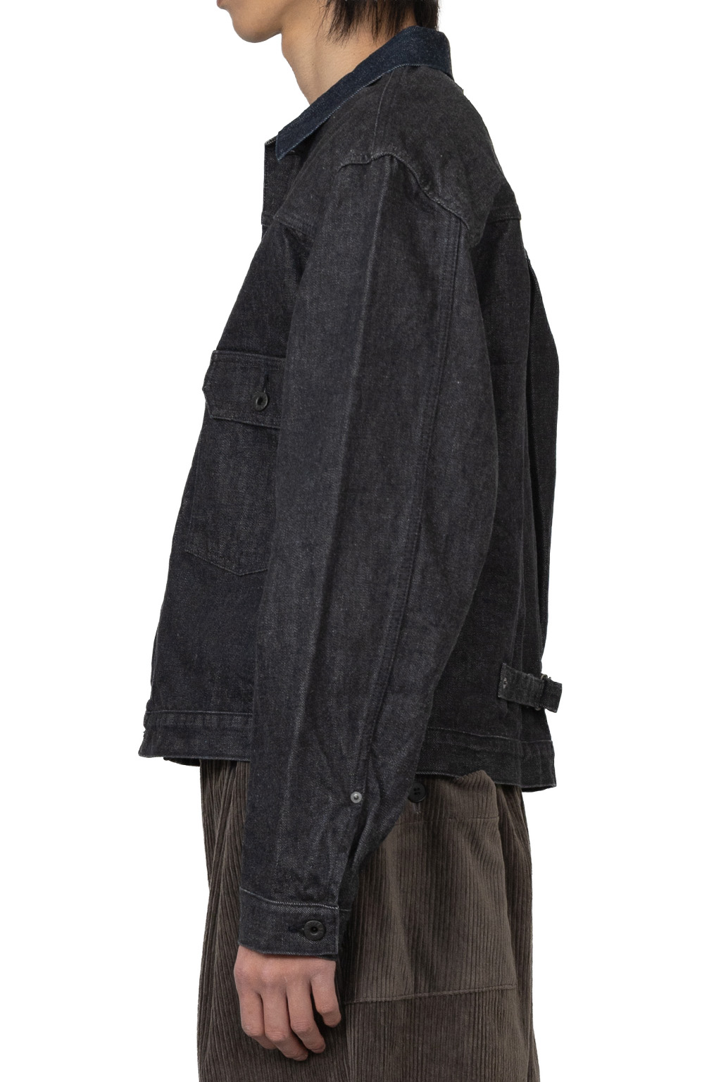 Kapital - 14oz BLK Denim 1st JKT - Black