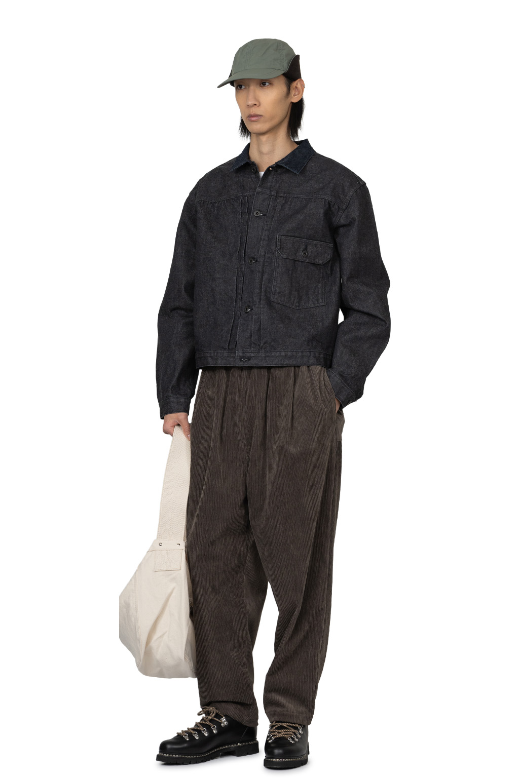 Kapital - 14oz BLK Denim 1st JKT - Black