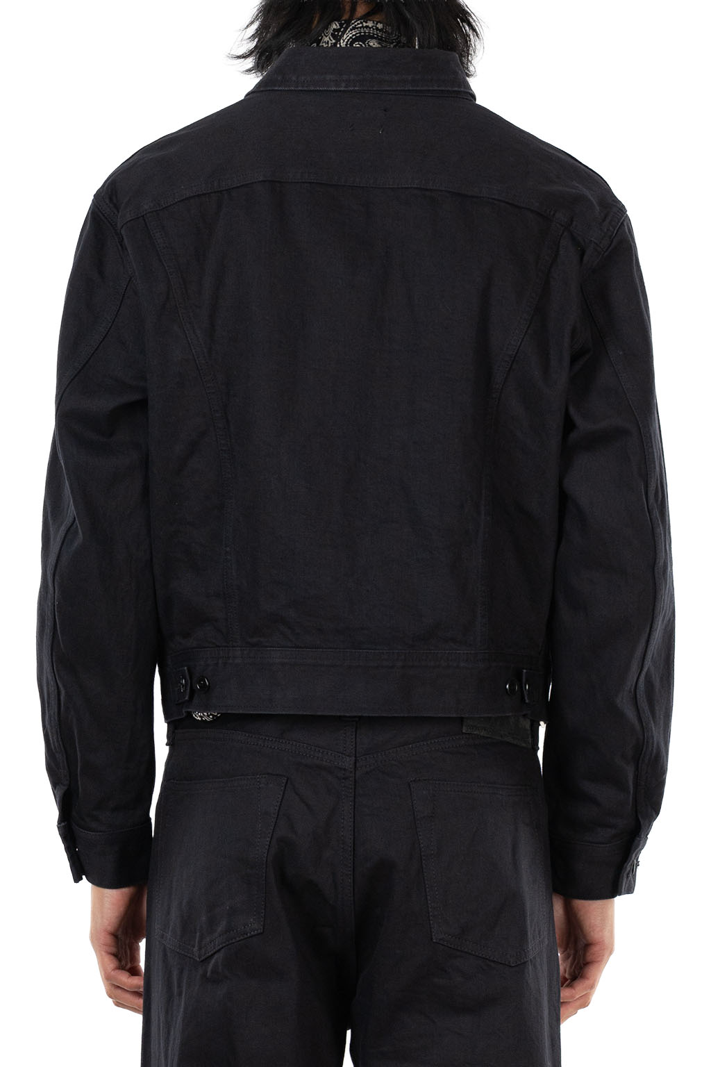 Kapital - 14oz BLKxBLK Denim Westerner (Regular)