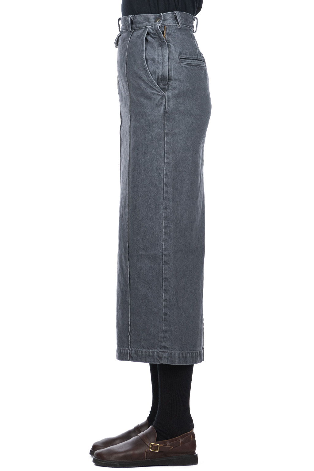 Kapital - 14oz BLKxECR Denim BOOGIE DAY Skirt- BNA