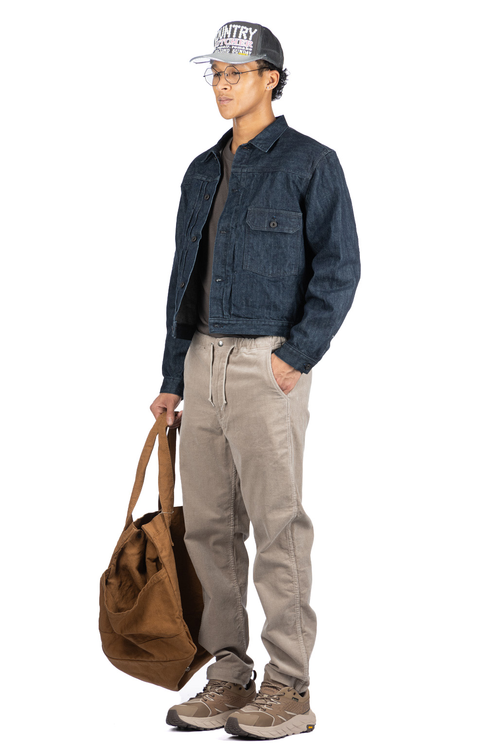 Kapital | 14oz Denim 1st JKT (BLK-Thread) | Men | Blue