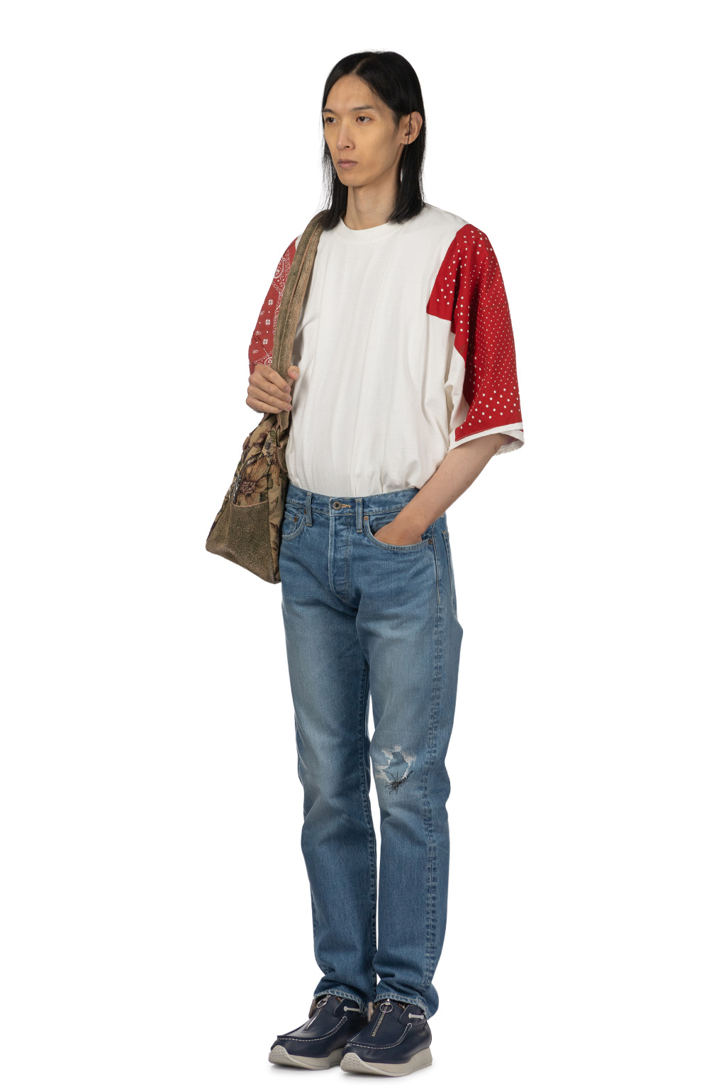 Kapital - 14oz Denim 5P MONKEY CISCO - 1.2 Year Fade