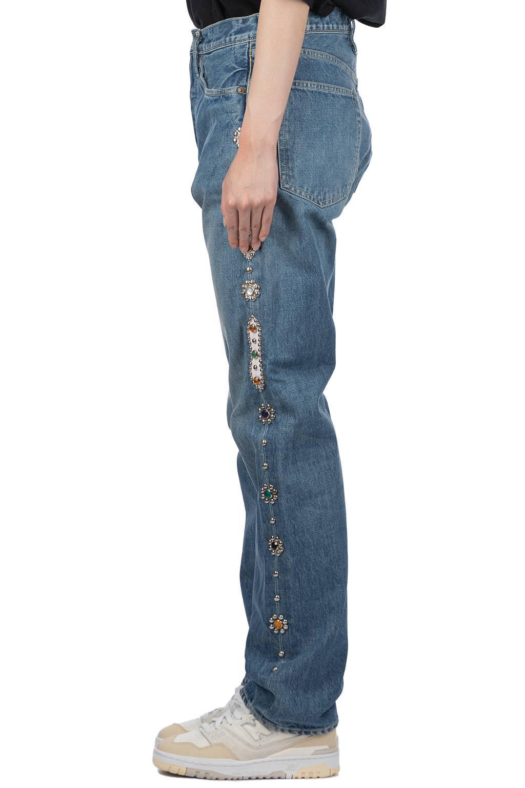 Kapital - 14oz Denim 5P MONKEY CISCO (STUDS)
