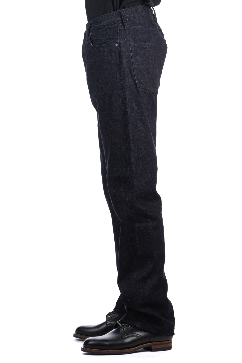 Kapital | 14oz Denim 5P TH Straight (BLK-Thread) | Women