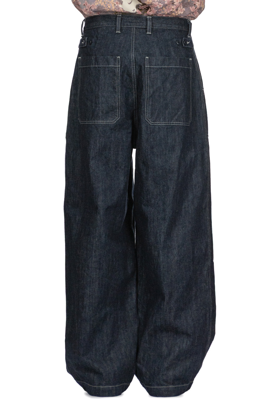 Kapital - 14oz Denim FATIGUE Baggy Pants - Indigo