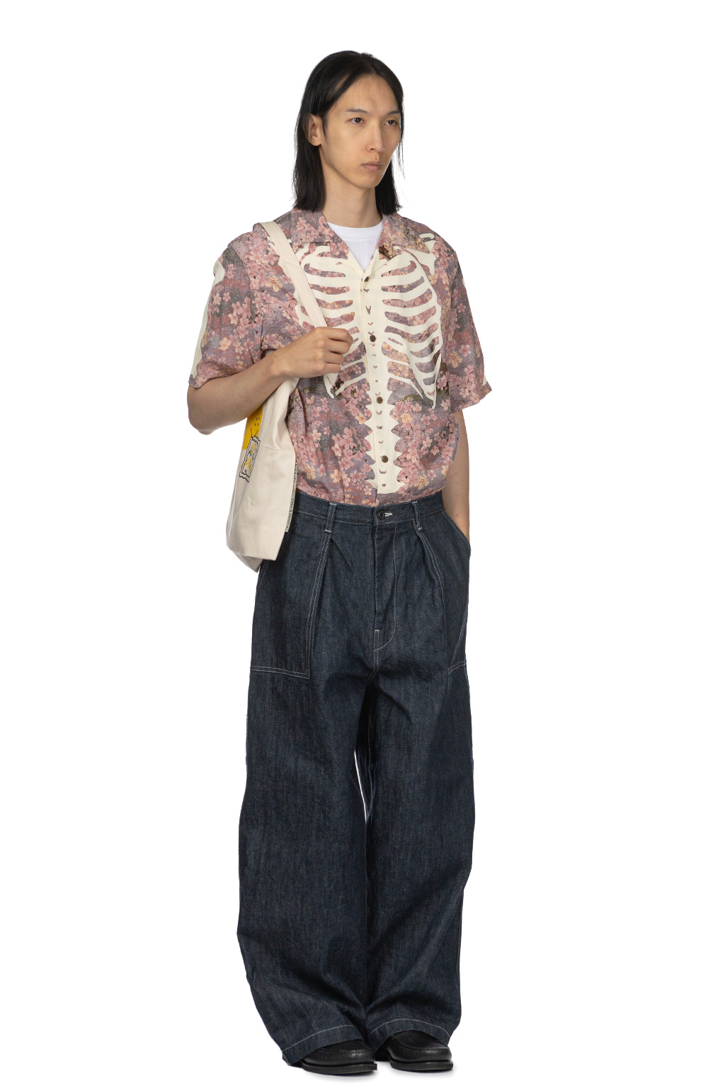 Kapital - 14oz Denim FATIGUE Baggy Pants - Indigo