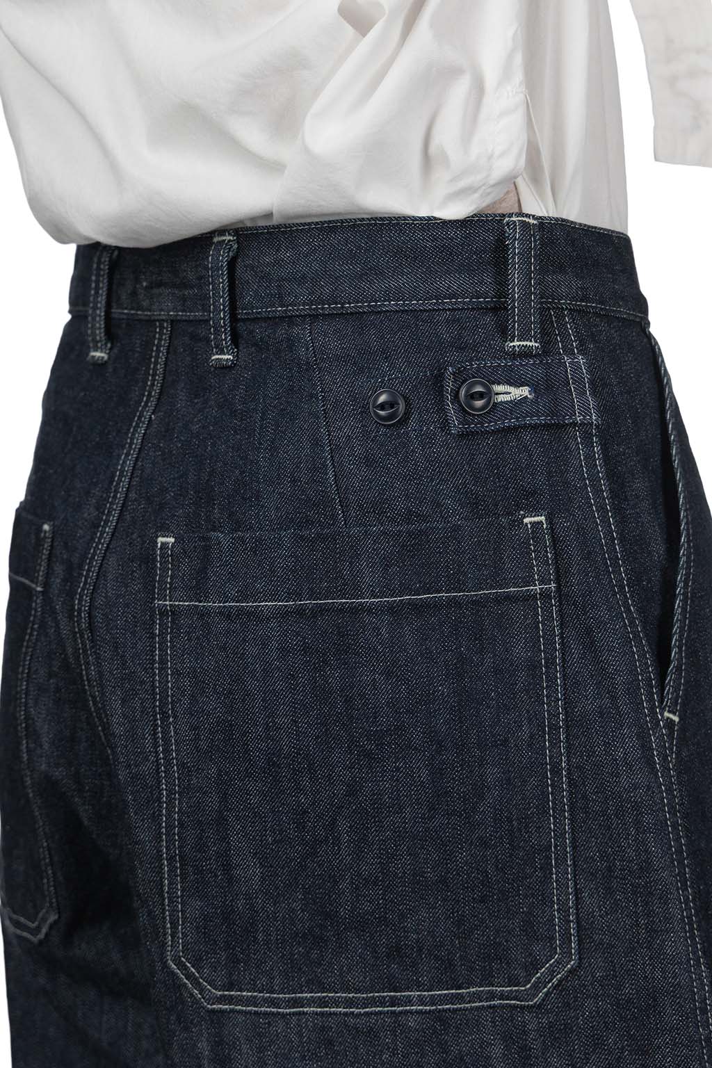 Kapital - 14oz Denim FATIGUE Baggy Pants - Indigo
