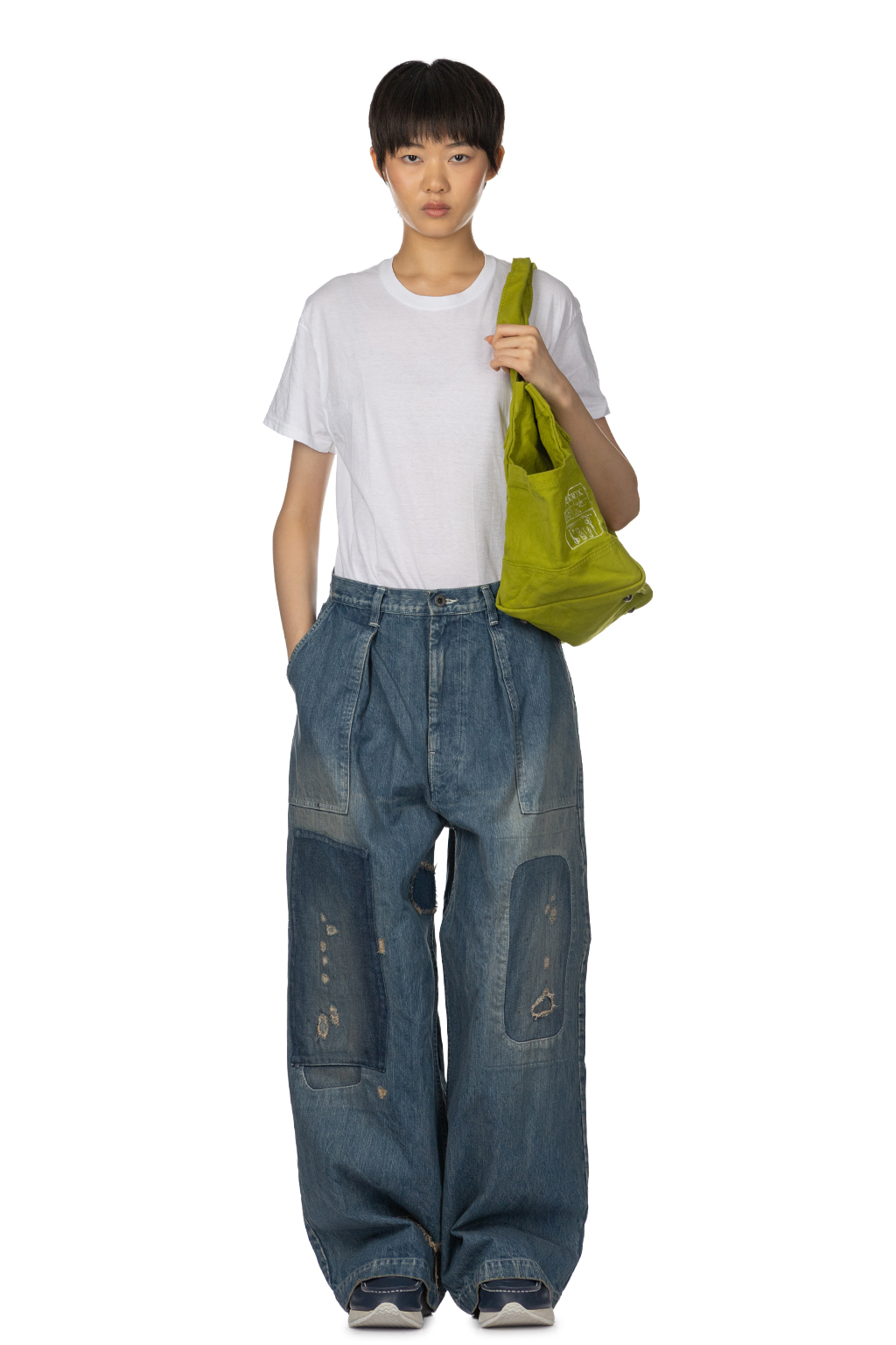 Kapital | 14oz Denim FATIGUE Baggy Pants -RUSHFIELD Remake