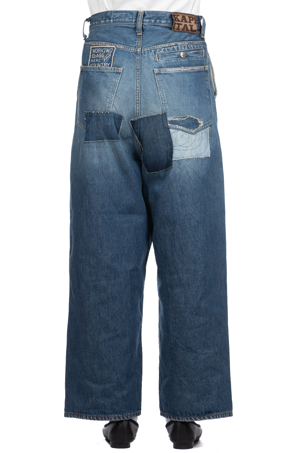 Kapital - 14oz Denim PORT Baggy Pants (HIPPIE-Champetre Remake)