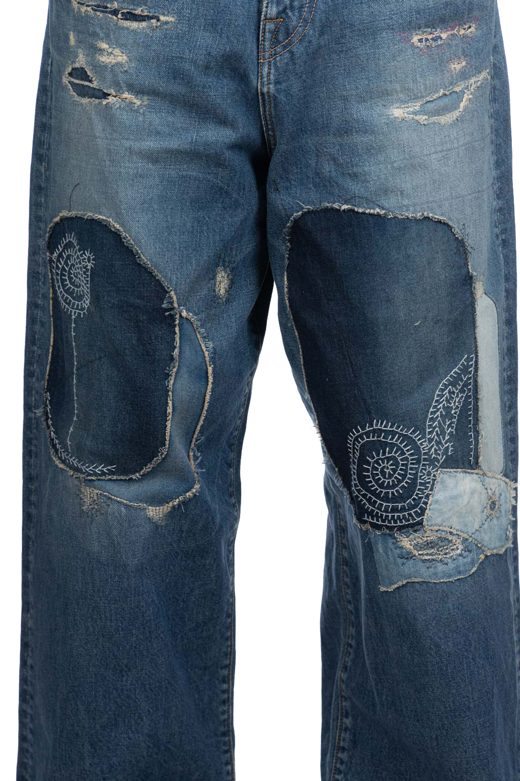 Kapital - 14oz Denim PORT Baggy Pants (HIPPIE-Champetre Remake)