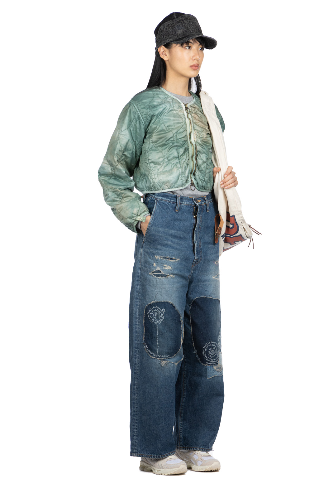 Kapital - 14oz Denim PORT Baggy Pants (HIPPIE-Champetre Remake)