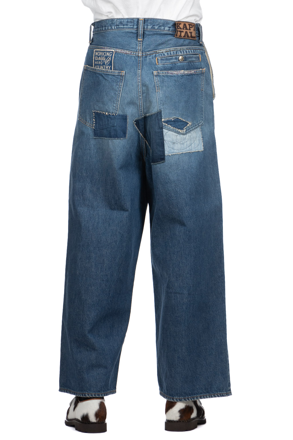 Kapital - 14oz Denim PORT Baggy Pants (HIPPIE-Champetre Remake)