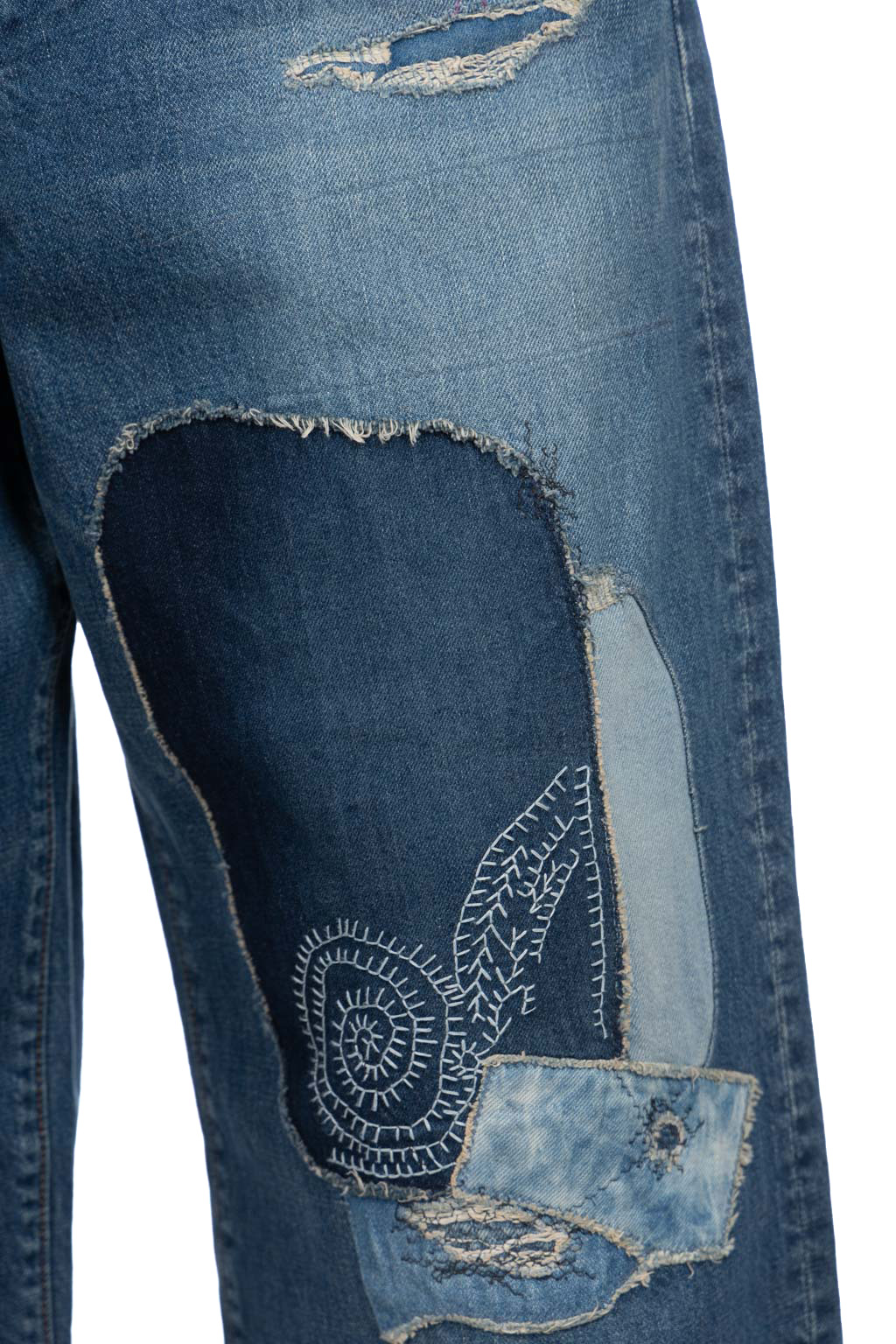 Kapital - 14oz Denim PORT Baggy Pants (HIPPIE-Champetre Remake)