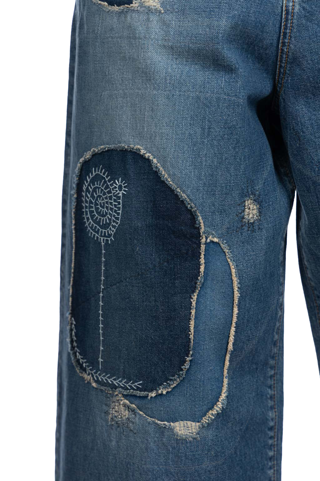 Kapital - 14oz Denim PORT Baggy Pants (HIPPIE-Champetre Remake)