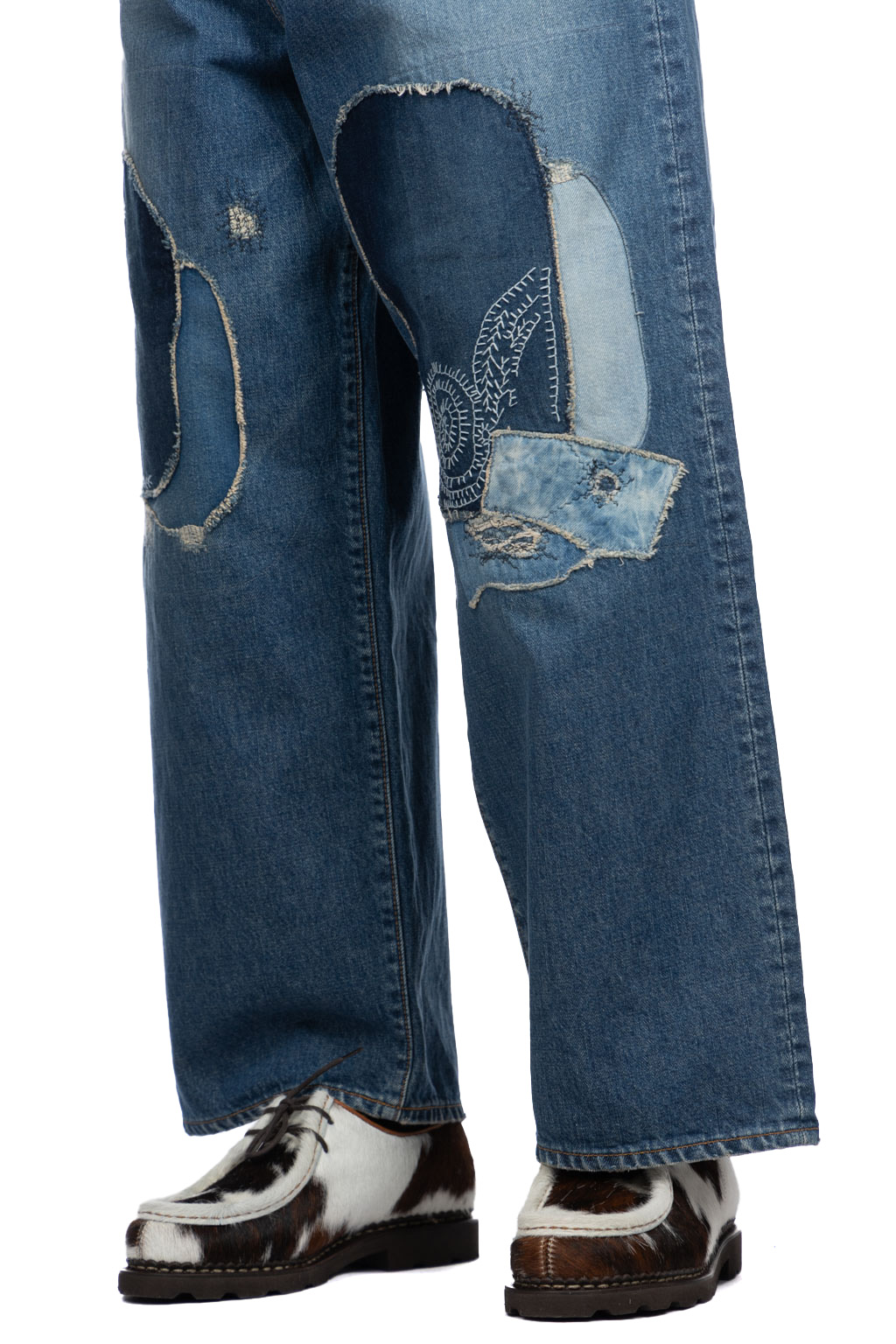 Kapital - 14oz Denim PORT Baggy Pants (HIPPIE-Champetre Remake)