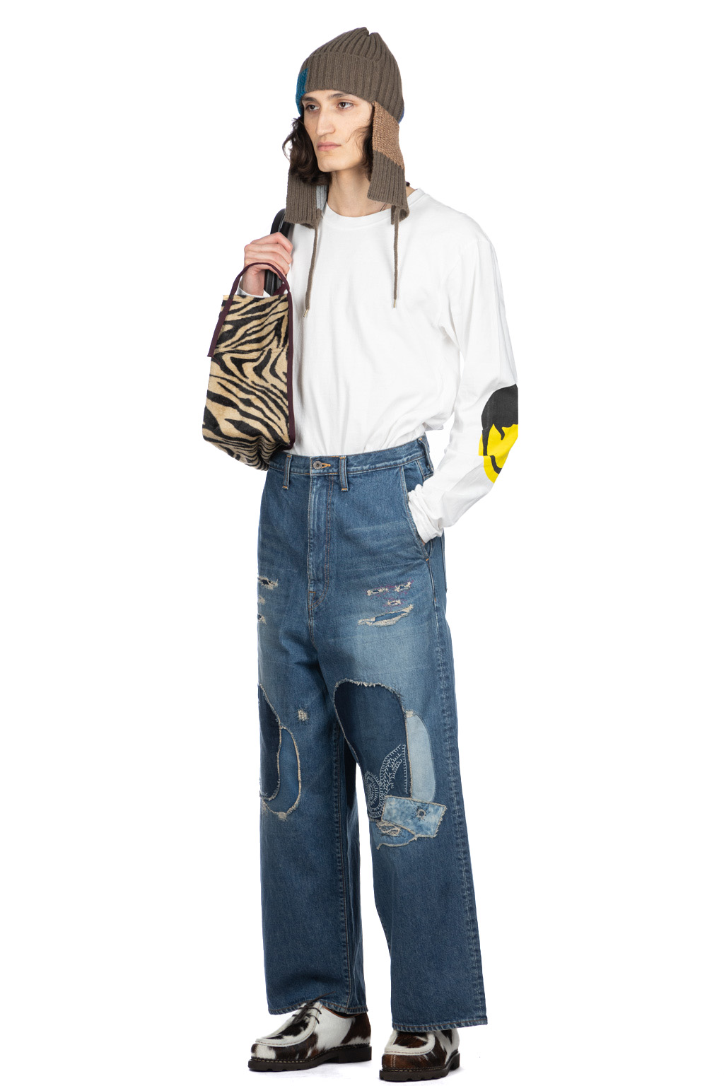 Kapital - 14oz Denim PORT Baggy Pants (HIPPIE-Champetre Remake)