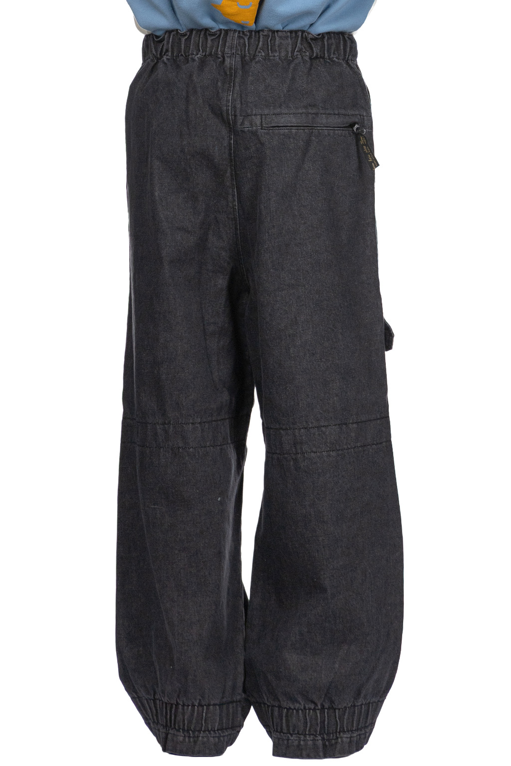 Kapital - 14oz Denim SHOVEL Baggy Pants - Black x Natural