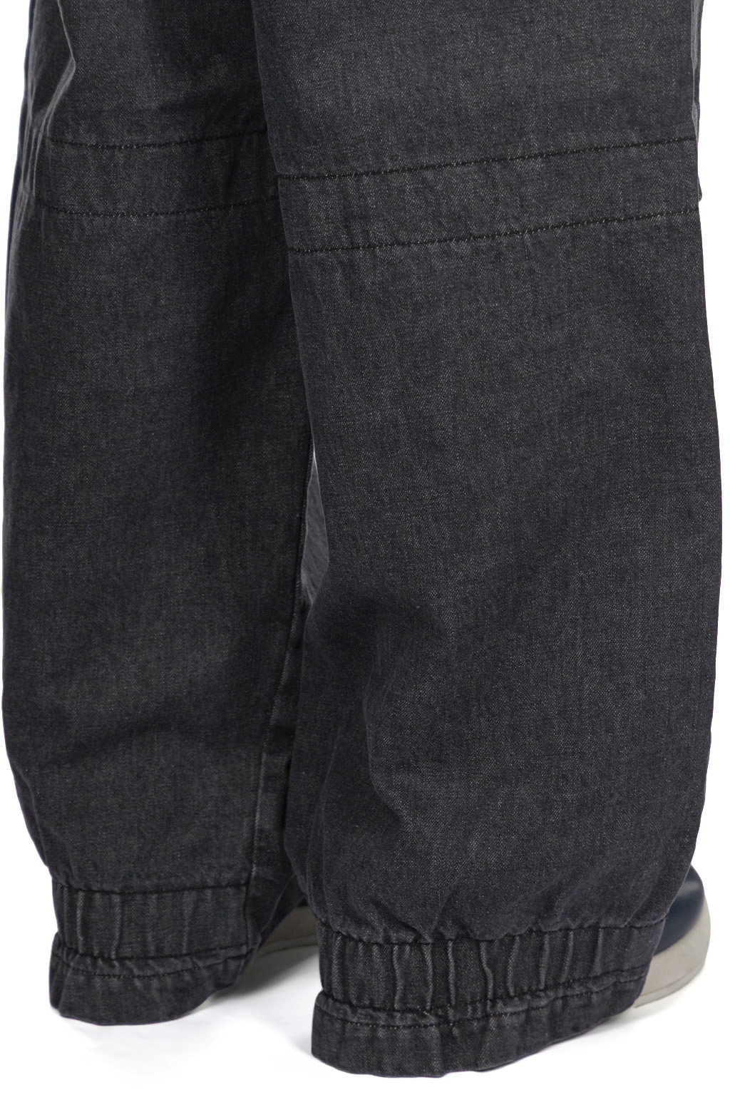 Kapital - 14oz Denim SHOVEL Baggy Pants - Black x Natural