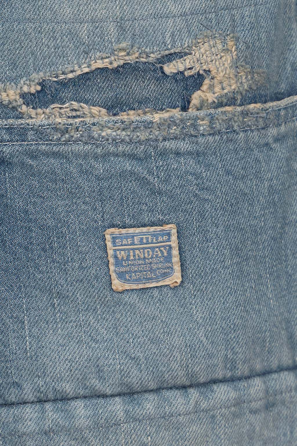 Kapital - 14oz Denim W-Knee EASY Baggy Pants - DIXIE LUMBER Remake