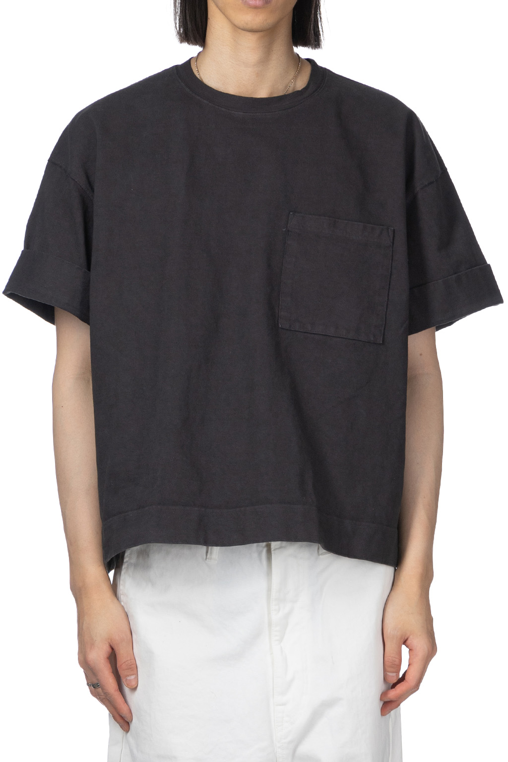 Kapital - 16/-Dense Jersey ARMY Beach Packed T - Ink Black