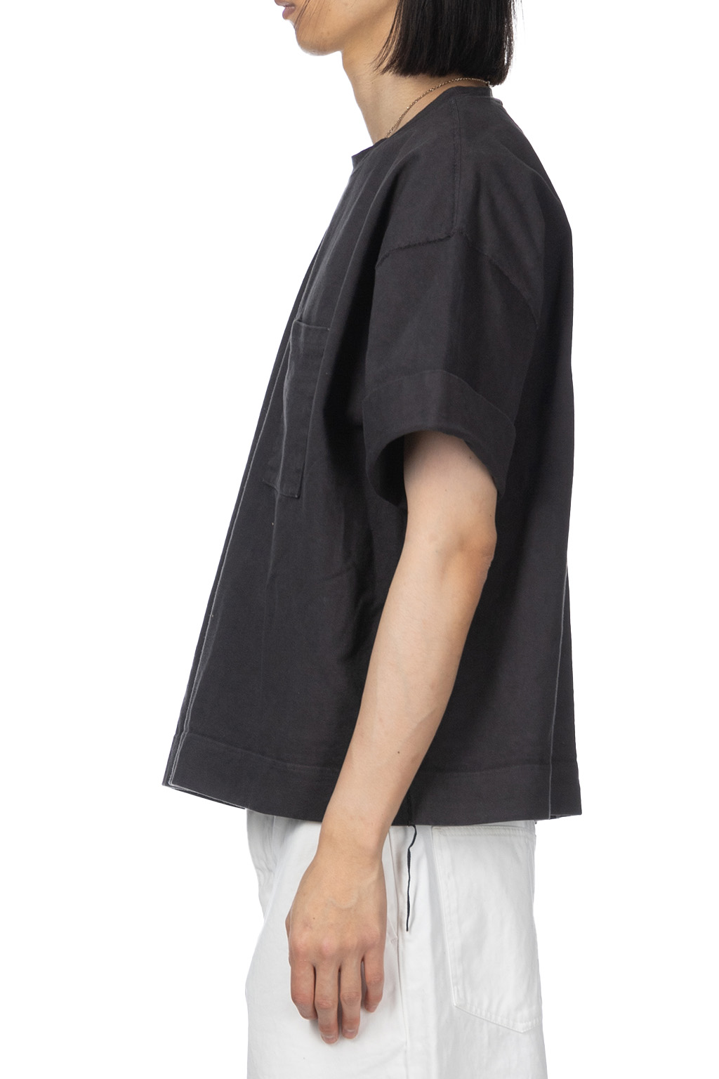 Kapital - 16/-Dense Jersey ARMY Beach Packed T - Ink Black