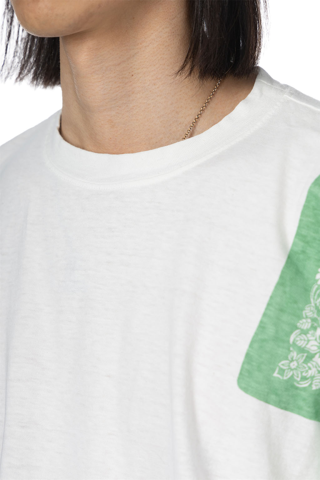 Kapital 18.5/-Jersey Bandana HUGE T (Botanical) - Light Green