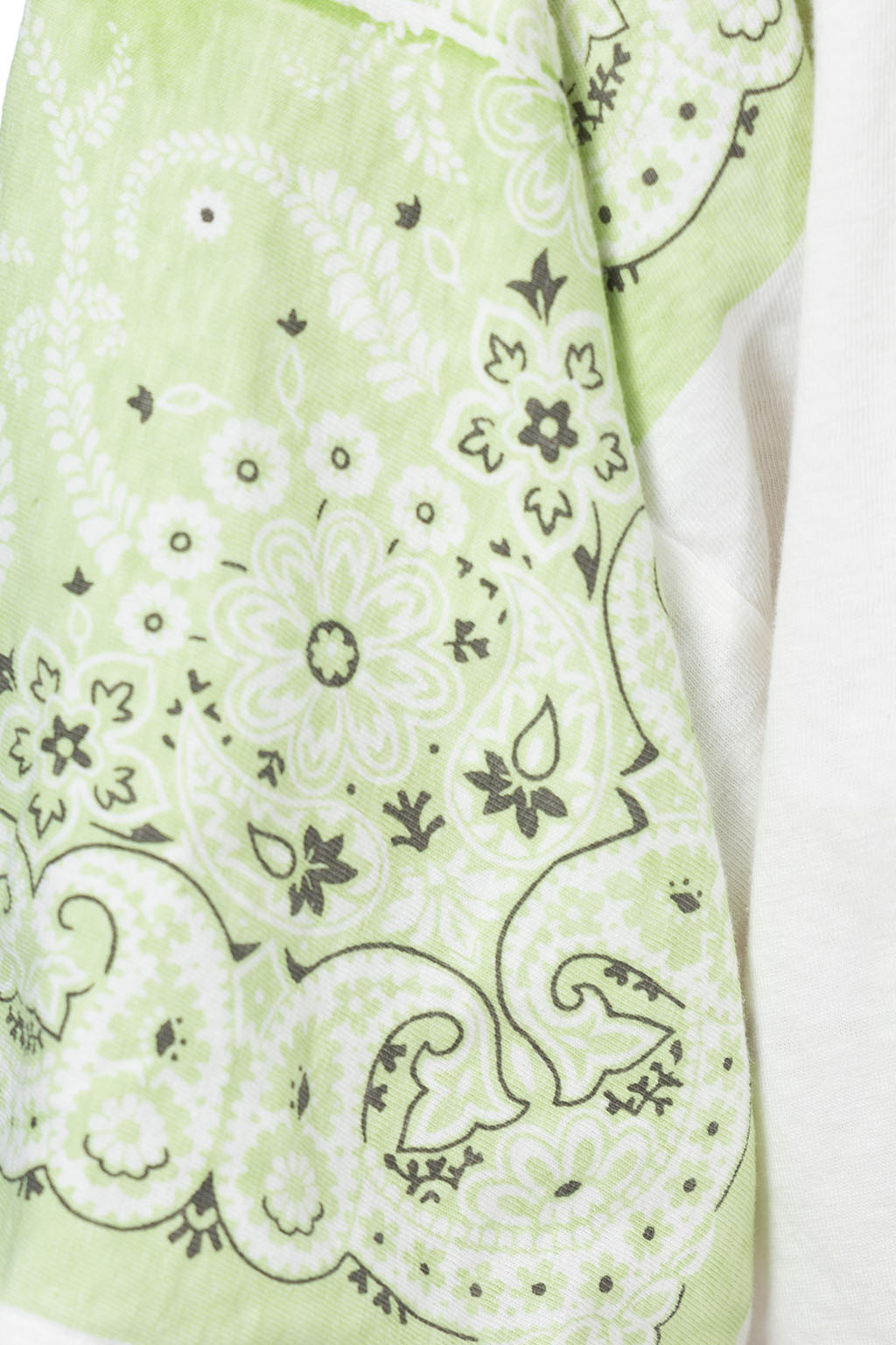 Kapital 18.5/-Jersey Bandana HUGE T (Botanical) - Light Green