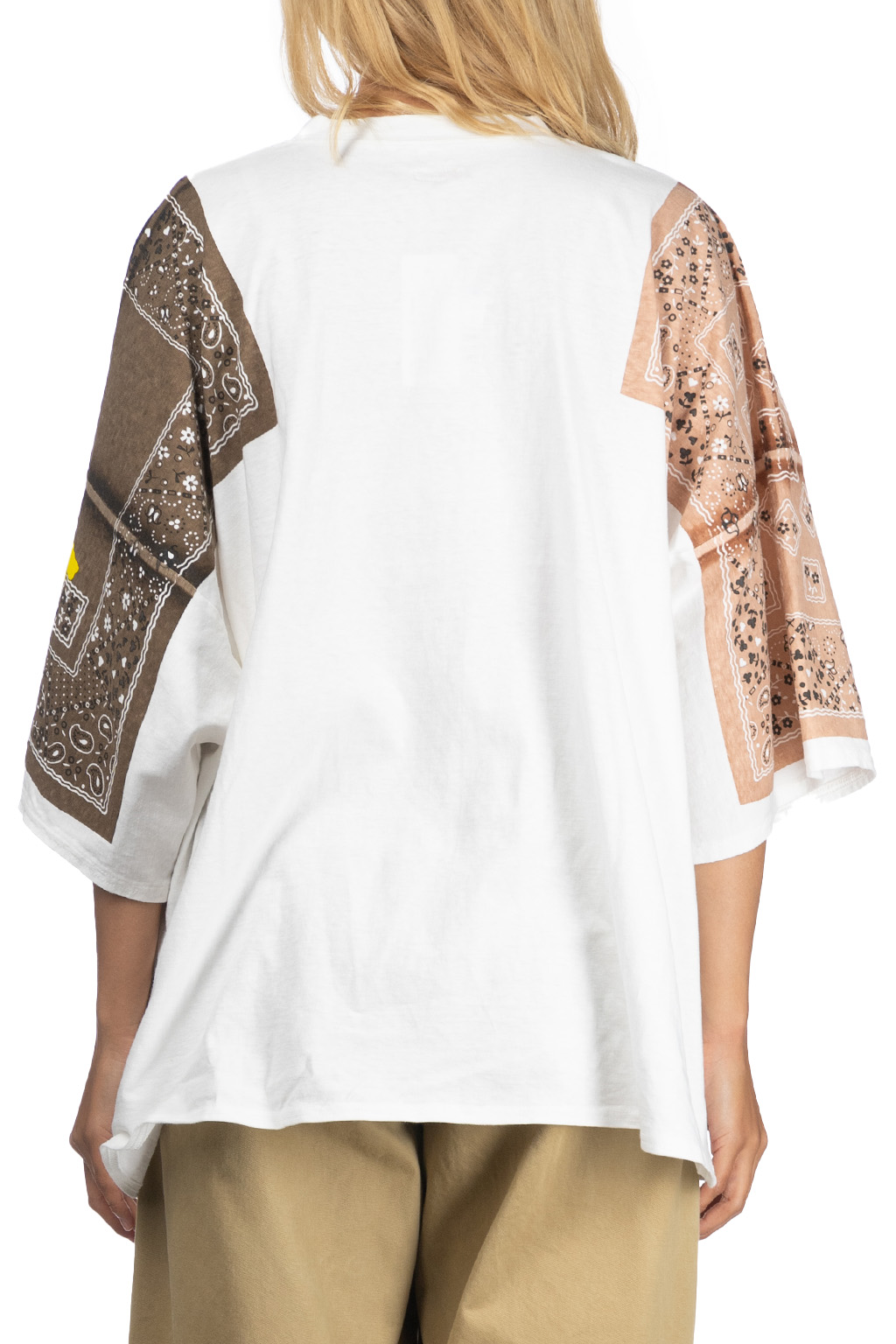 Kapital - 18.5/-Jersey Bandana HUGE T (PECKISH RAINBOWY) - Brown Khaki