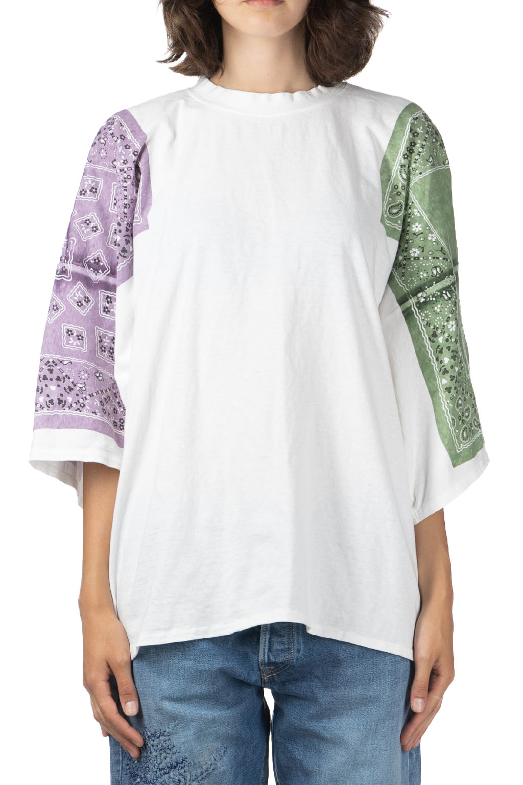 Kapital - 18.5/-Jersey Bandana HUGE T (PECKISH RAINBOWY) - Green