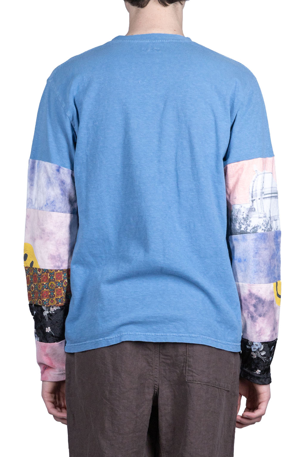 Kapital 18.5 Jersey HIPPIE Long Sleeve T - Blue