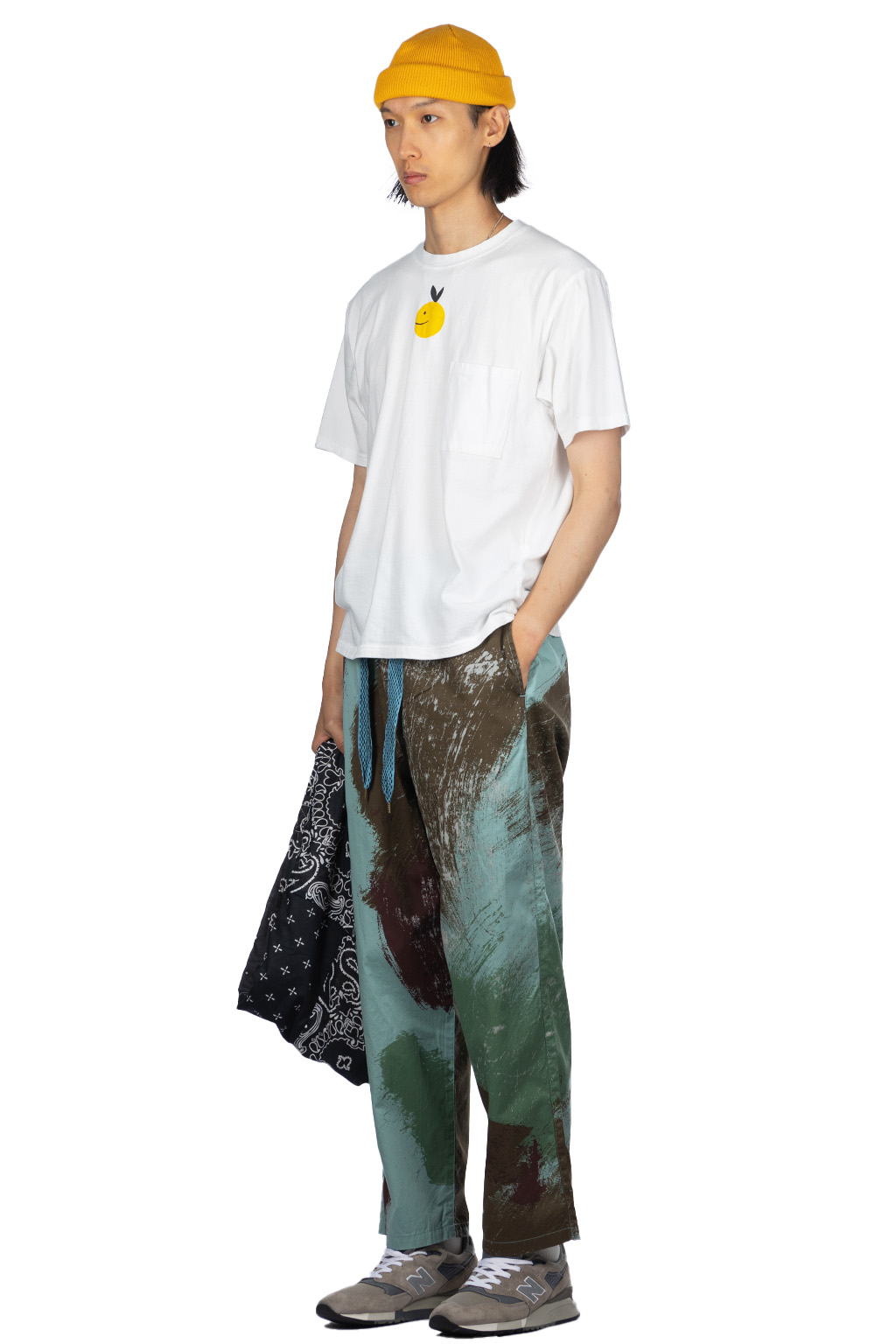 Kapital - 20/-Jersey Crew Pocket T (CONEYBOWY) - White