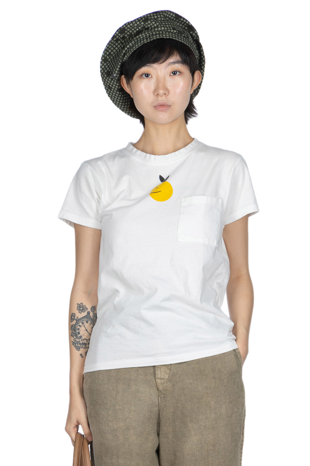 Kapital - 20/-Jersey Crew Pocket T (CONEYBOWY) - White