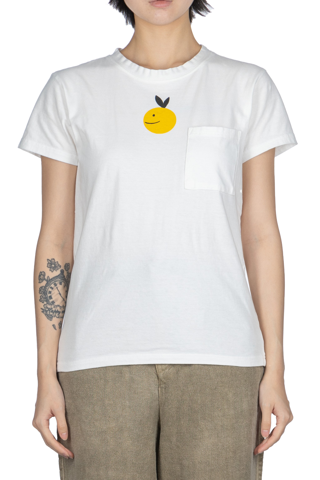 Kapital - 20/-Jersey Crew Pocket T (CONEYBOWY) - White