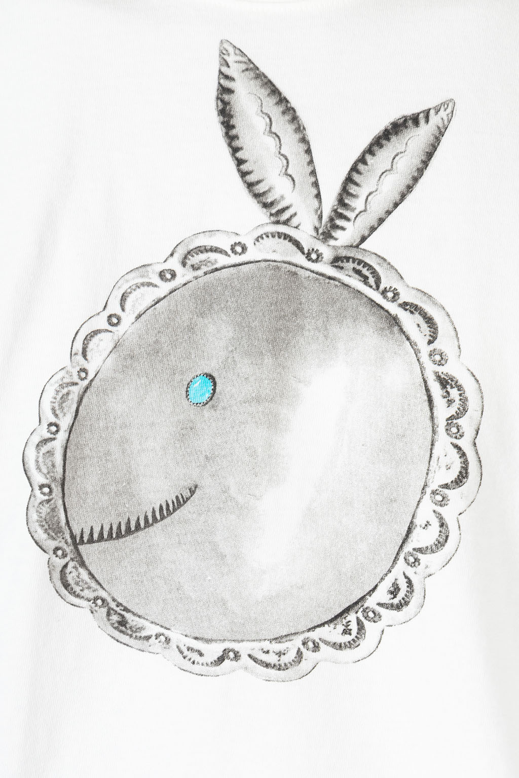 Kapital - 20/-Jersey Crew T (BIG Concho CONEYBOWY) - White