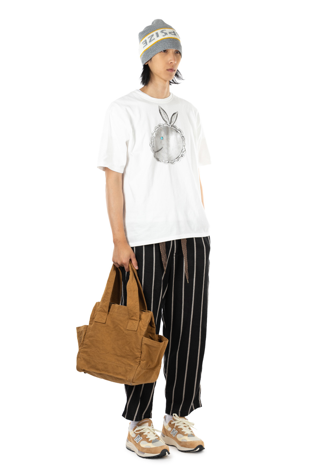 Kapital - 20/-Jersey Crew T (BIG Concho CONEYBOWY) - White