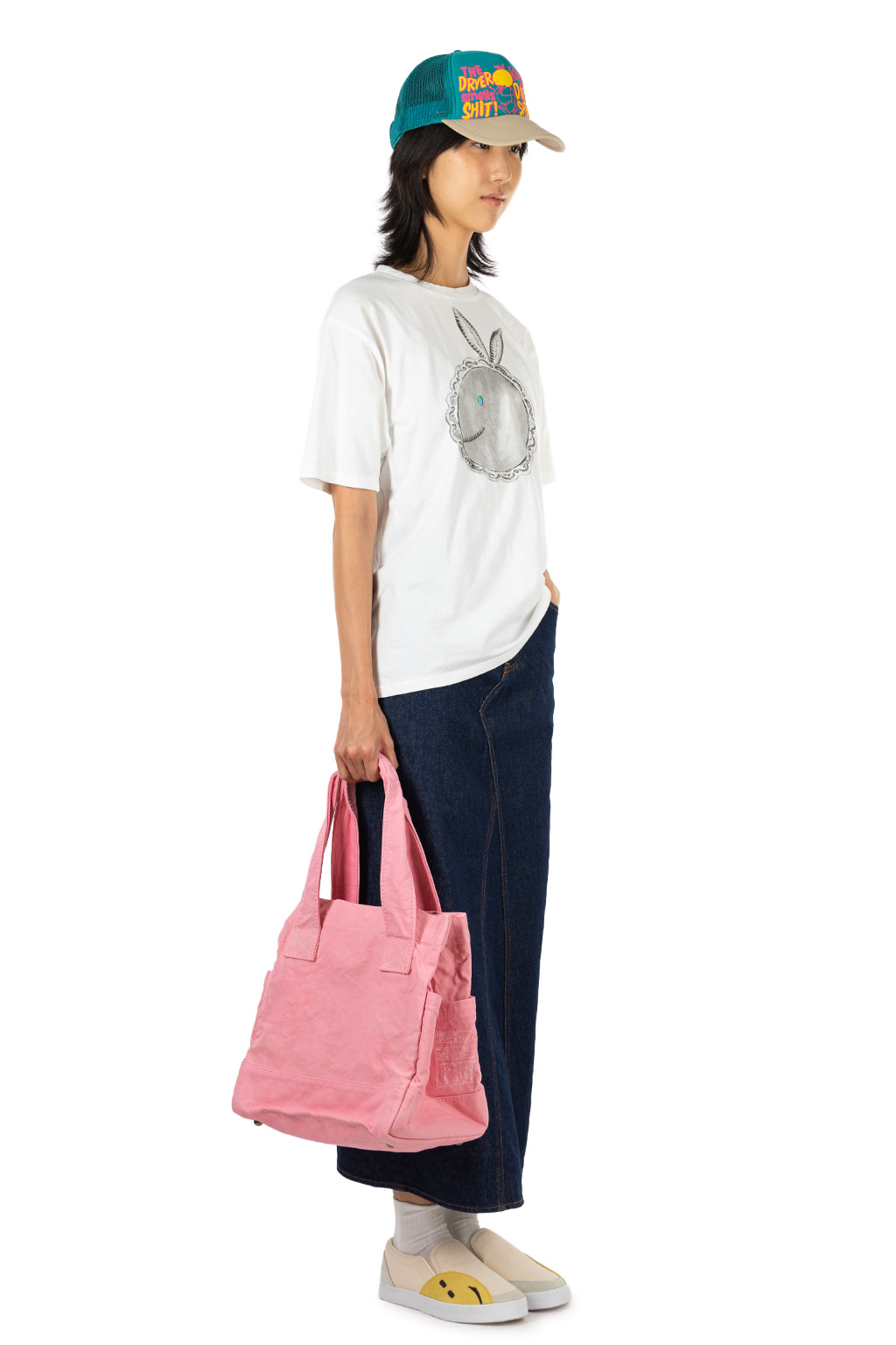 Kapital - 20/-Jersey Crew T (BIG Concho CONEYBOWY) - White