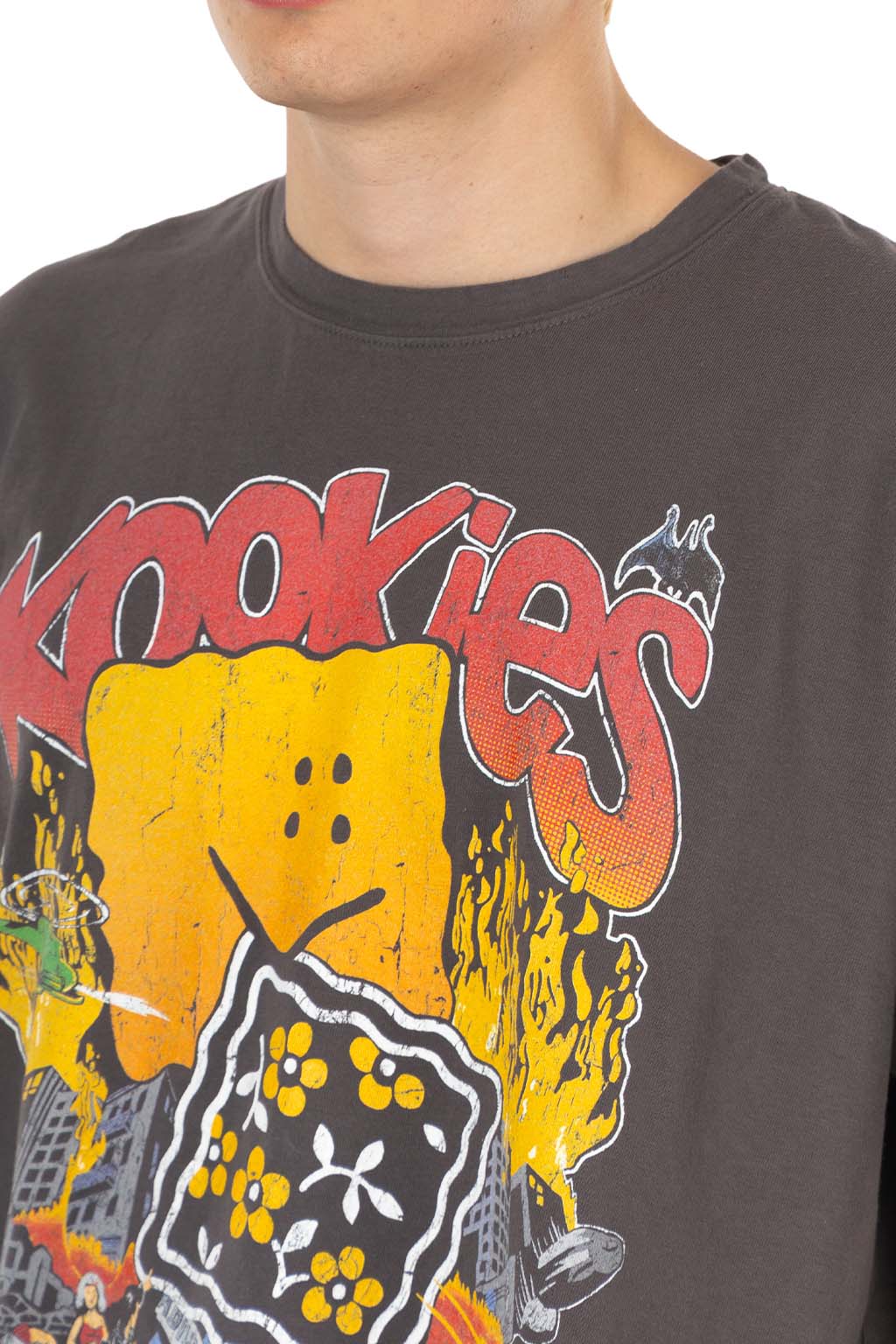 Kapital - 20-Jersey Crew T (BUSTER PECKISH BOWY)