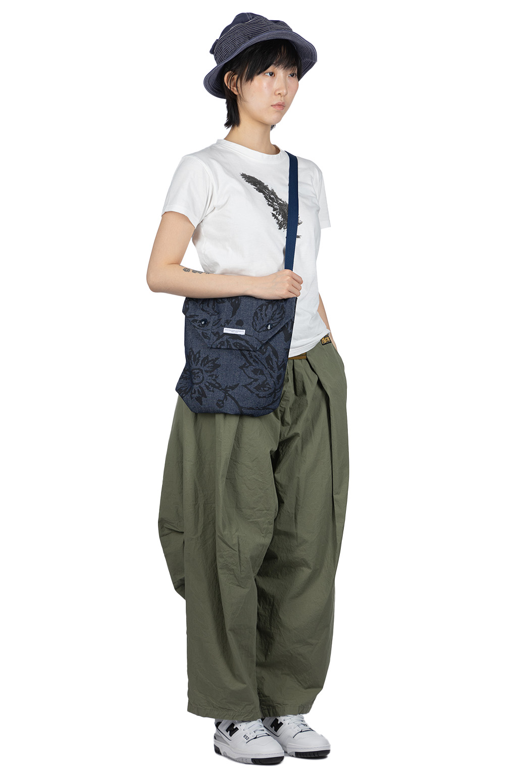 Kapital - 20/-Jersey Crew T (CONIFER & G.G.G.) - White
