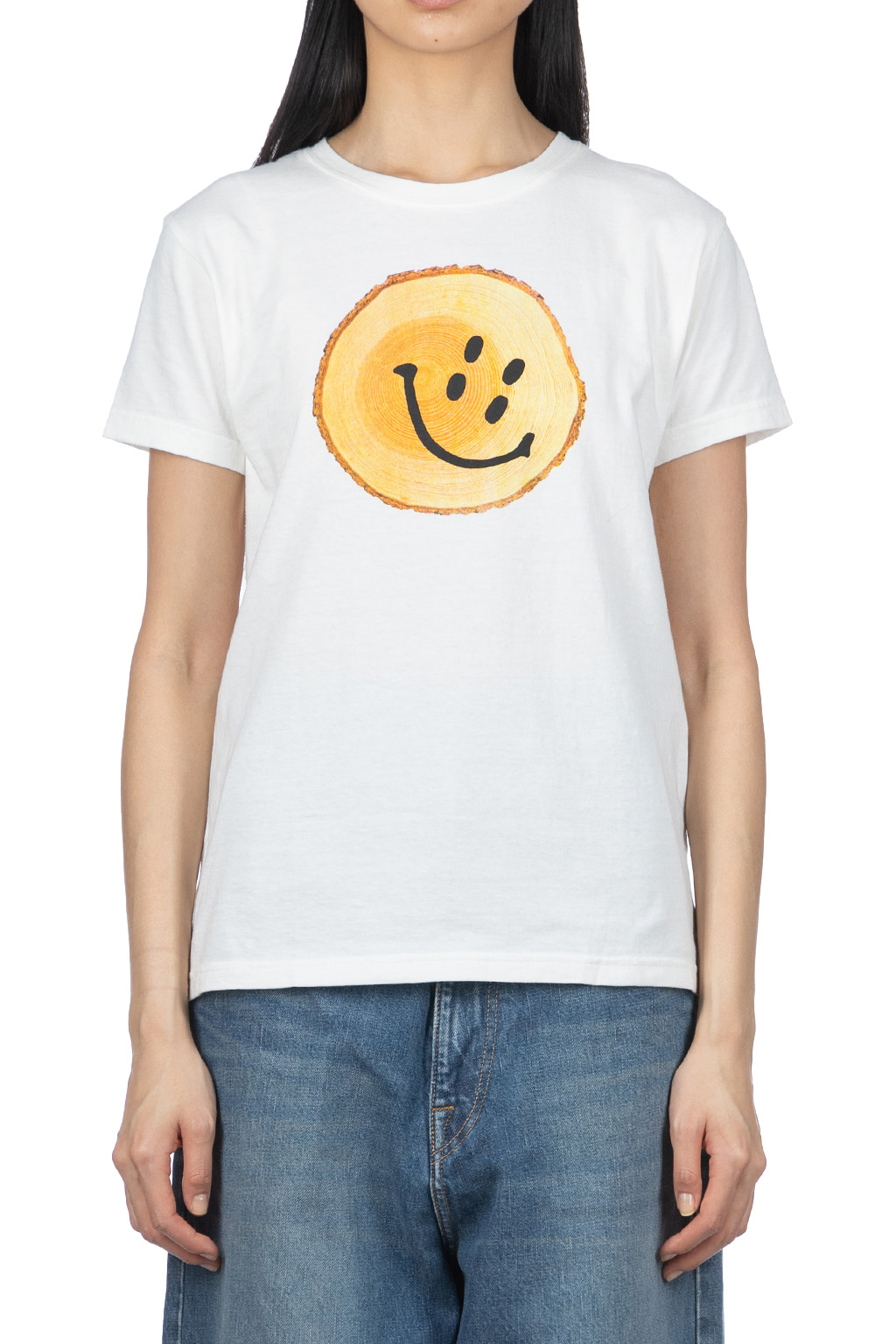 Kapital 20/-Jersey Crew T (TRUNK RAIN SMILE) in 2 Color Choices