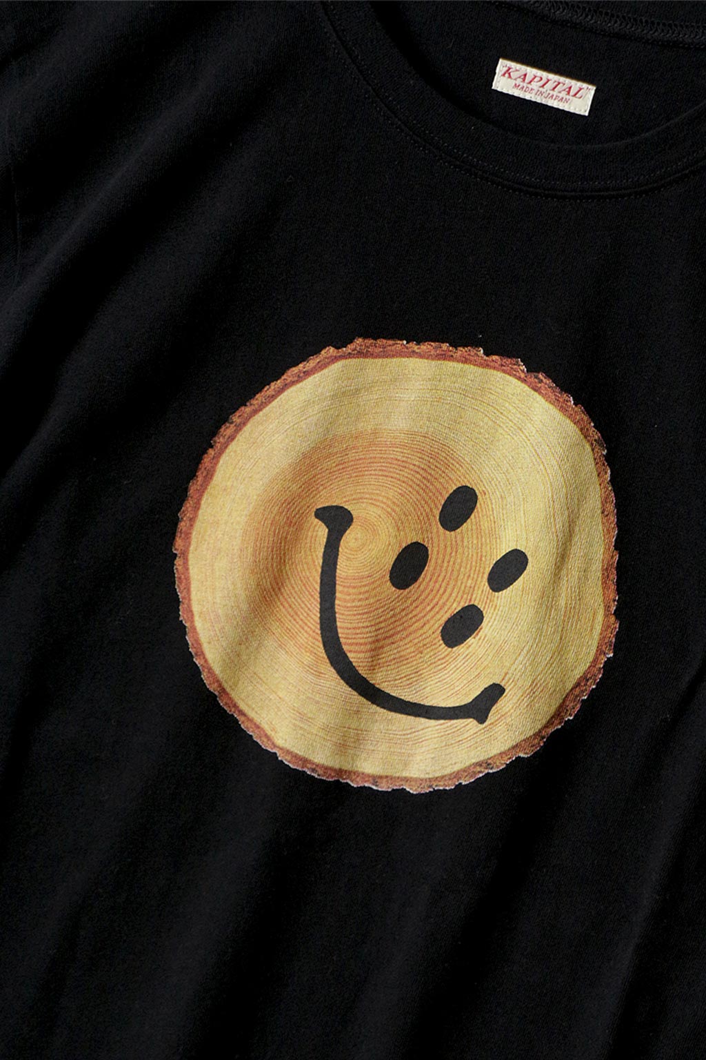 Kapital 20/-Jersey Crew T (TRUNK RAIN SMILE) in 2 Color Choices