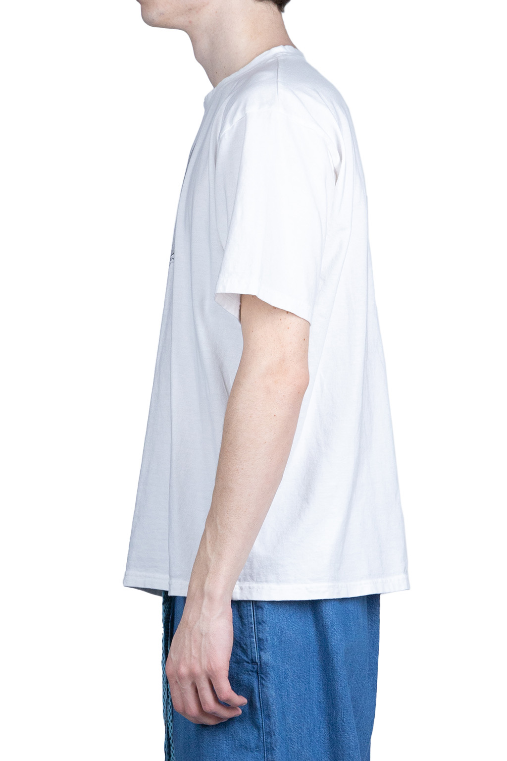 Kapital 20/-Jersey Crew Tee (Concho CONEYBOWY) - White