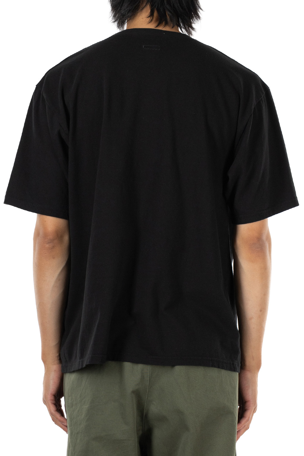 Kapital 20/-Jersey Crew Tee (Curtain Concho) - Black