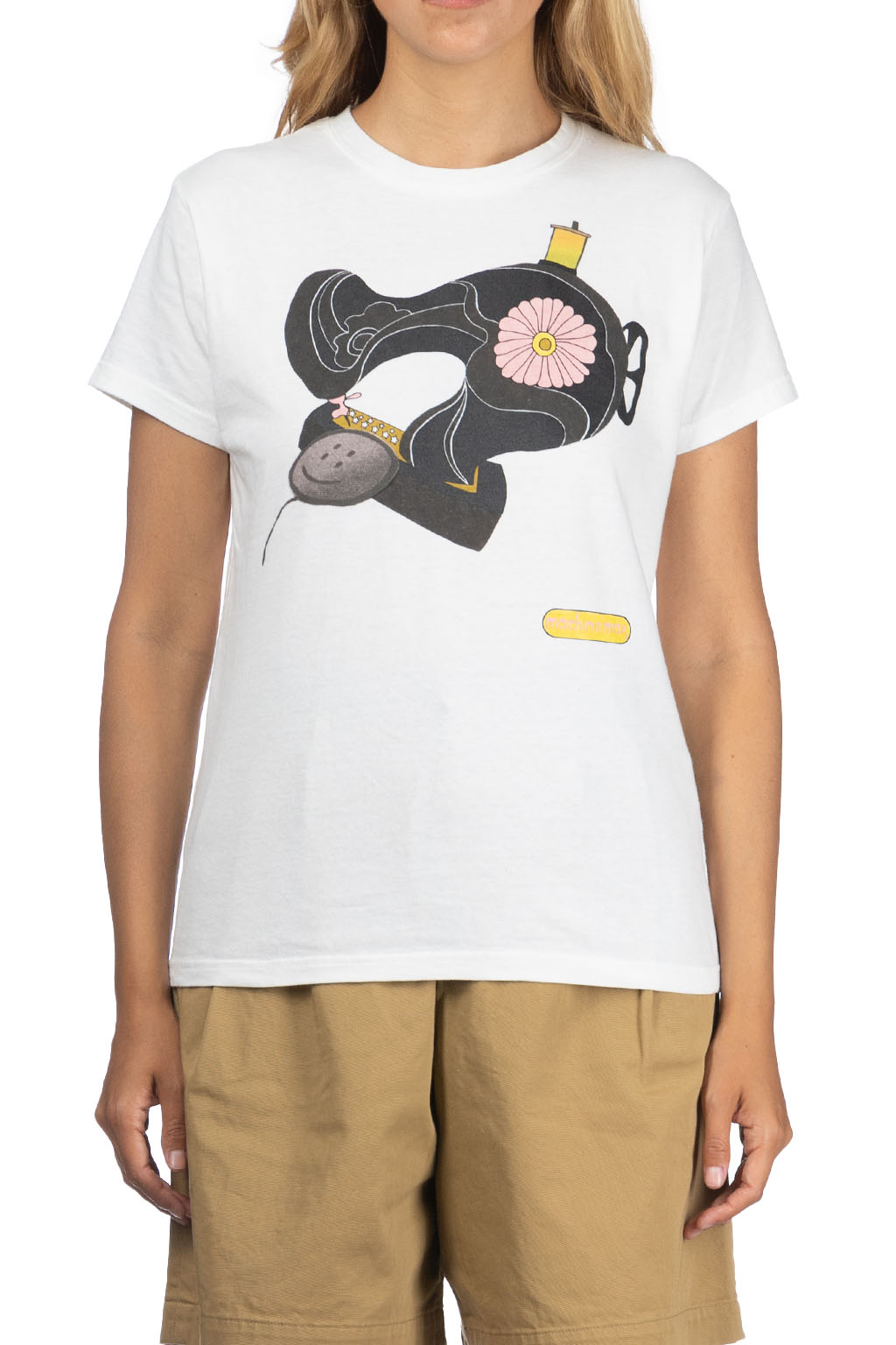Kapital 20/-Jersey Crew Tee (MISHIN MAX) - White