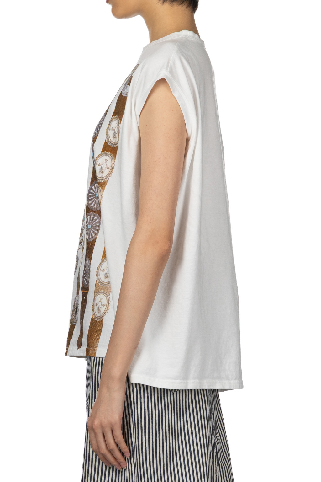 Kapital - 20/ - Jersey Non-Sleeve T (Curtain Concho)