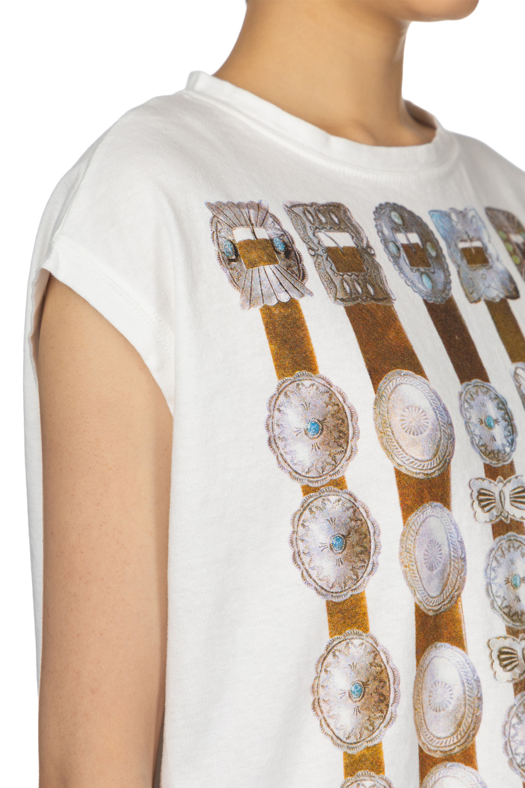 Kapital - 20/ - Jersey Non-Sleeve T (Curtain Concho)